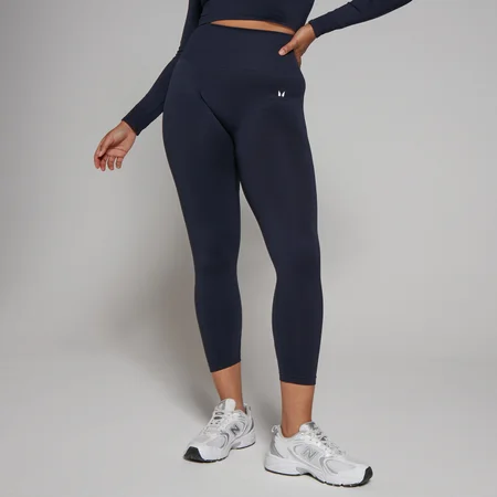 Mallas sin costuras con largo por encima del tobillo Shape para mujer de MP - Azul marino