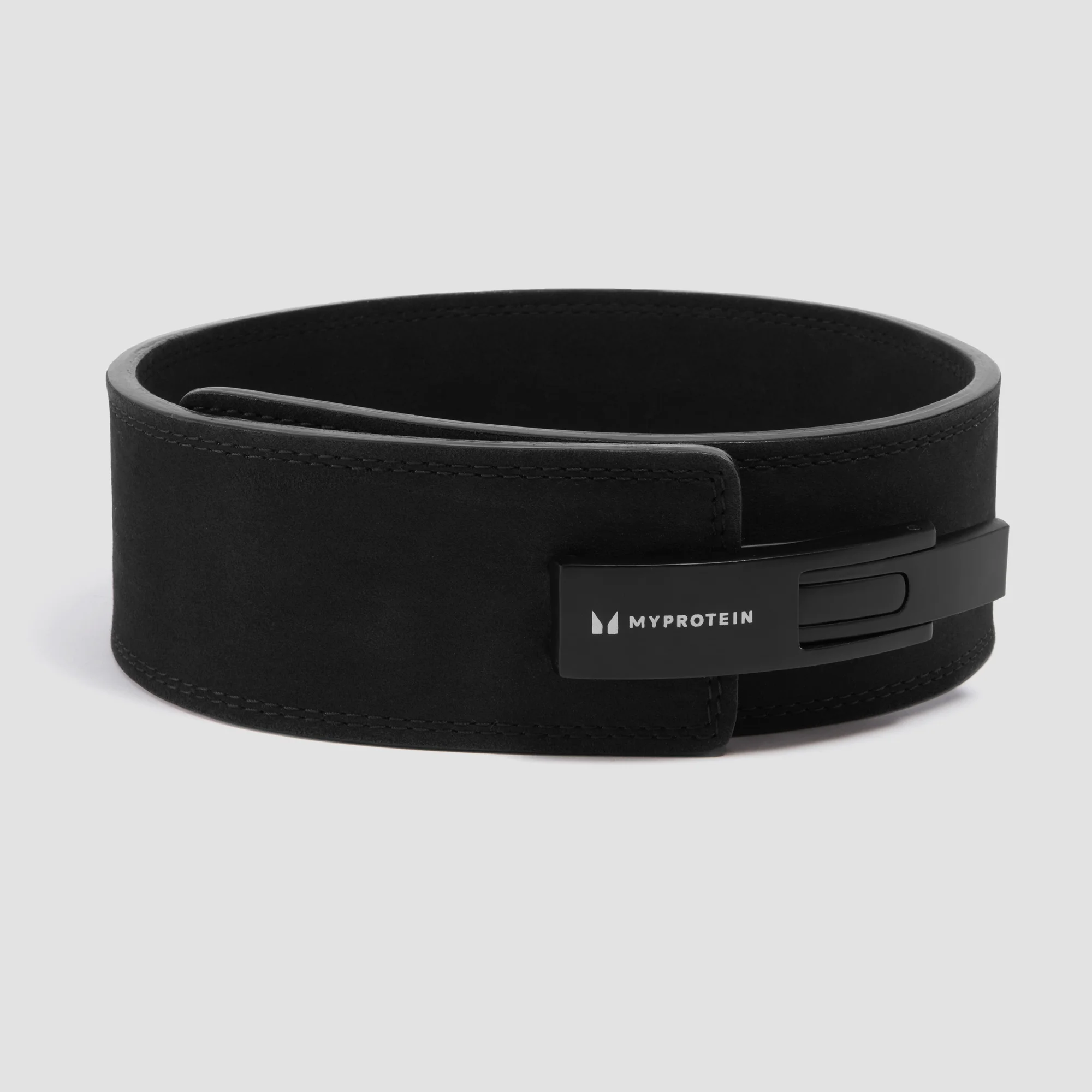 Cinturón de levantamiento de cuero de Myprotein - Negro - M Imagen 1