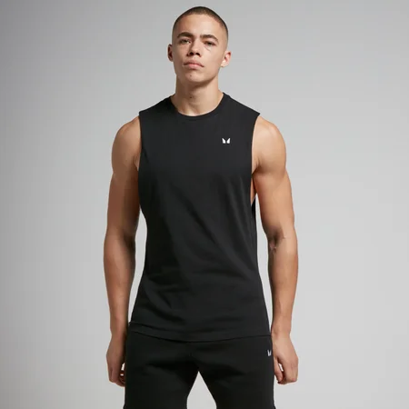 Camiseta de tirantes con sisas caídas Rest Day para hombre de MP - Negro