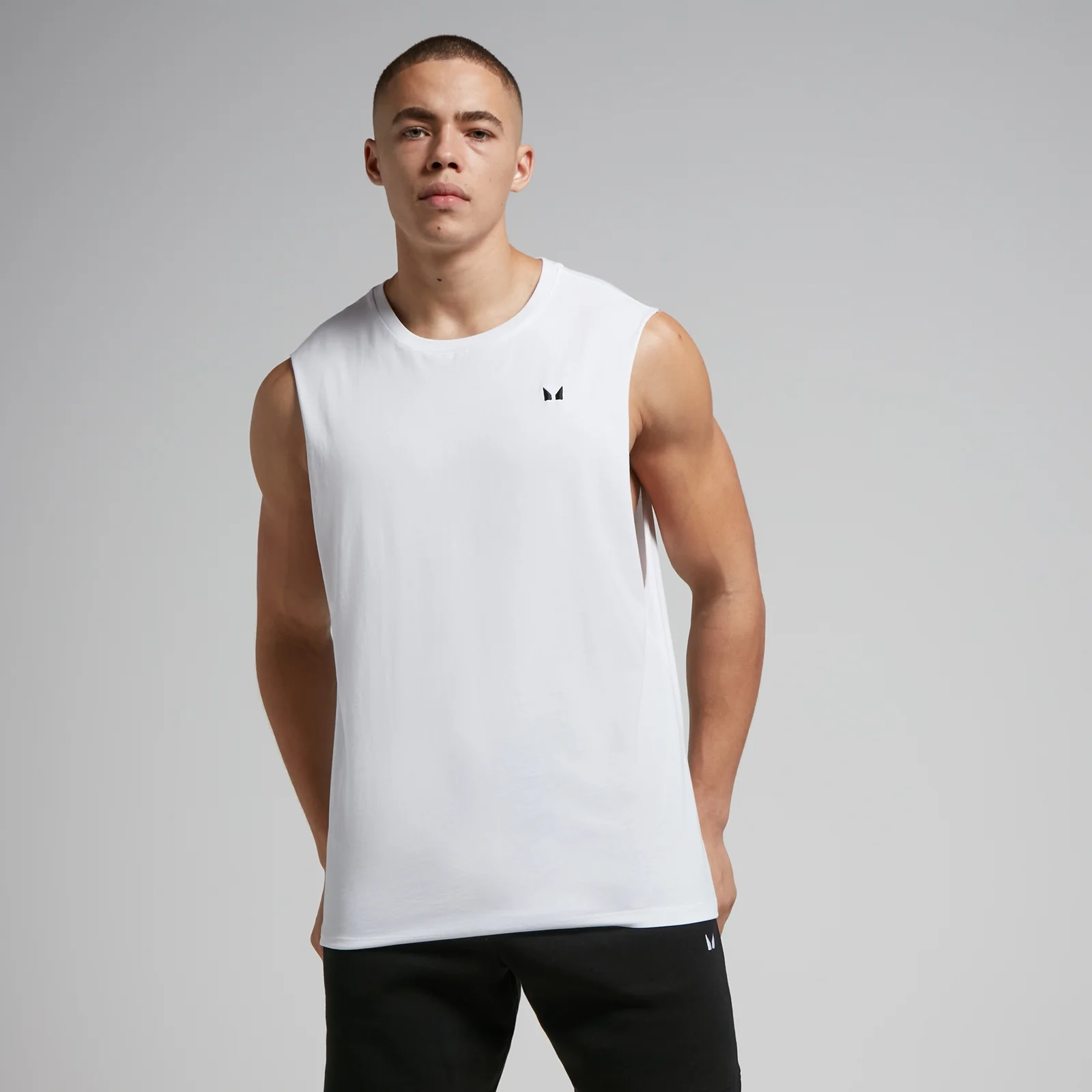 Camiseta de tirantes con sisas caídas Rest Day para hombre de MP - Blanco - S Imagen 1