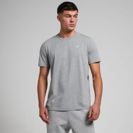Camiseta de manga corta Rest Day para hombre de MP - Gris jaspeado