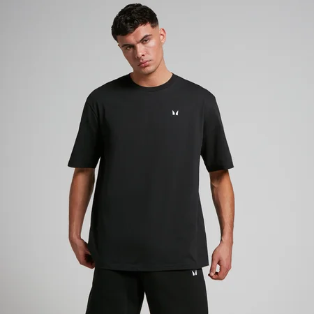 Camiseta extragrande Rest Day para hombre de MP - Negro