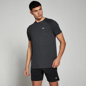 Camiseta de manga corta Performance para hombre de MP - Negro jaspeado - Size XS