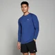 Camiseta de manga larga Performance para hombre de MP - Azul cobalto jaspeado
