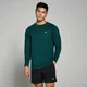 Camiseta de manga larga Performance para hombre de MP - Verde azulado oscuro jaspeado
