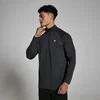 Camiseta Performance con cremallera de 1/4 para hombre de MP - Negro jaspeado