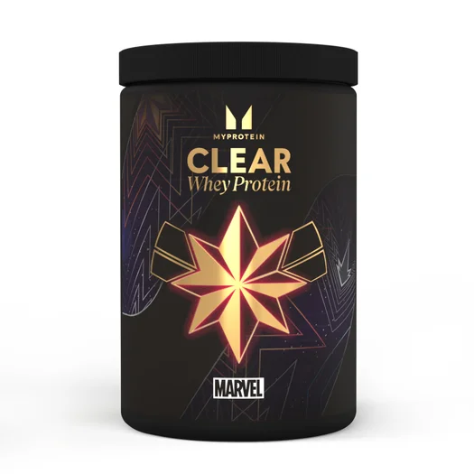 Clear Whey Protein - MARVEL - 20raciones - Captain Marvel - Orange, Mango & Tropical