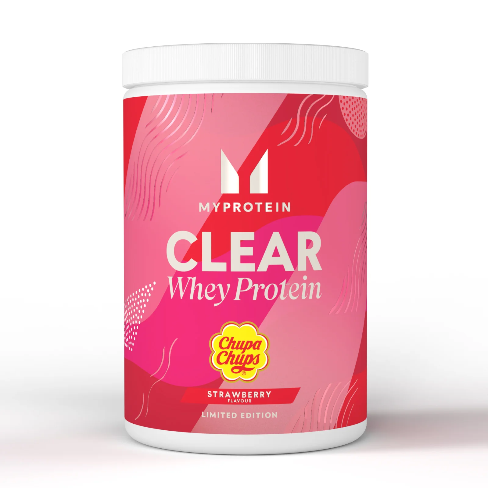 Clear Whey – Chupa Chups® sabor fresa - 20raciones - Chupa Chups® - Strawberry Imagen 1