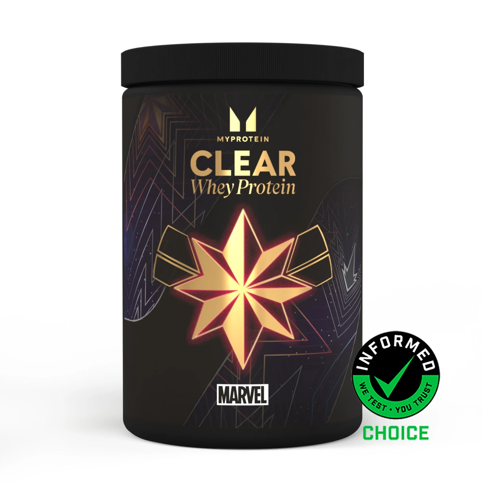 Clear Whey Isolate - 500g - 20raciones - Captain Marvel - Orange, Mango & Tropical Imagen 1