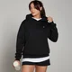 Sudadera con capucha de corte recto Basics para mujer de MP - Negro