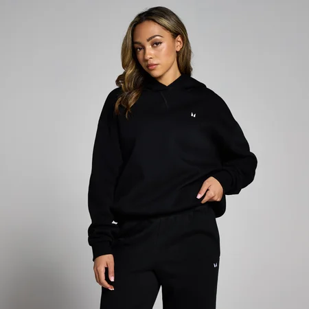 Sudadera extragrande con capucha Basics para mujer de MP - Negro