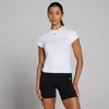 Camiseta de manga corta de corte ajustado Basics para mujer de MP - Blanco