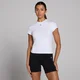 Camiseta de manga corta de corte ajustado Basics para mujer de MP - Blanco