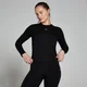 Camiseta de manga larga de corte ajustado Basics para mujer de MP - Negro