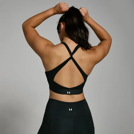 Sujetador deportivo con espalda cruzada Power para mujer de MP - Negro