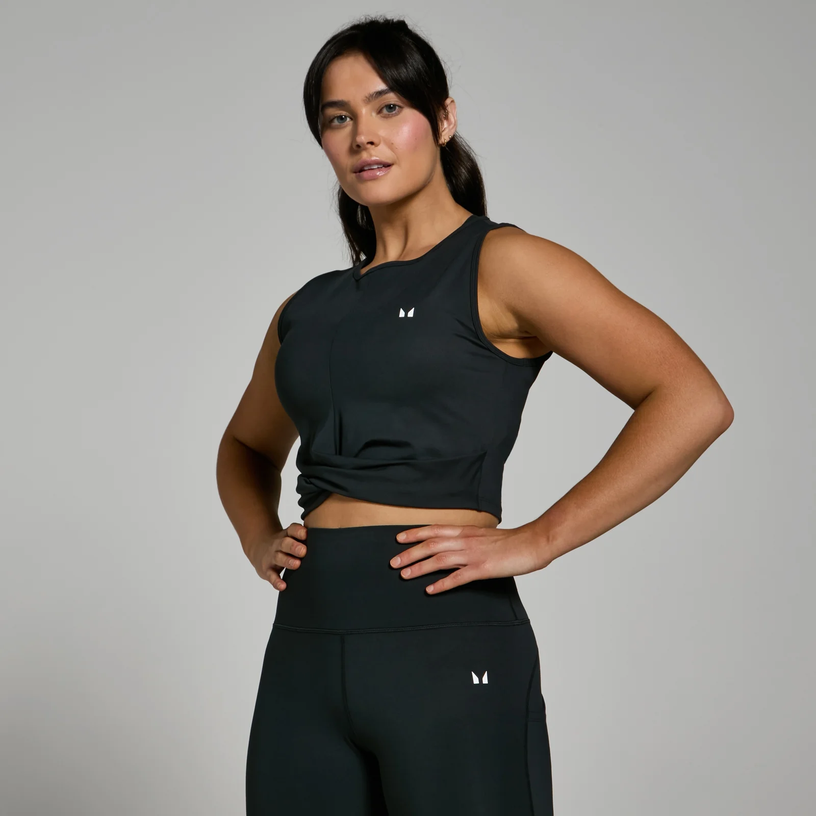 Camiseta corta de tirantes Power para mujer de MP - Negro - XXS Imagen 1