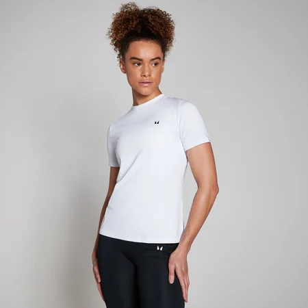 Camiseta de entrenamiento de manga corta para mujer de MP - Blanco