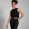 Camiseta corta de tirantes de entrenamiento para mujer de MP - Negro