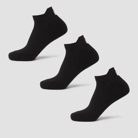 Calcetines de entrenamiento unisex de MP (paquete de 3) - Negro