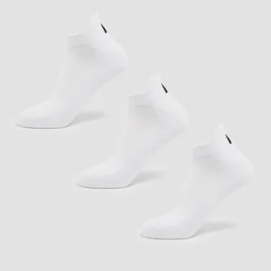 Calcetines de entrenamiento unisex de MP (paquete de 3) - Blanco - Size UK 2-5