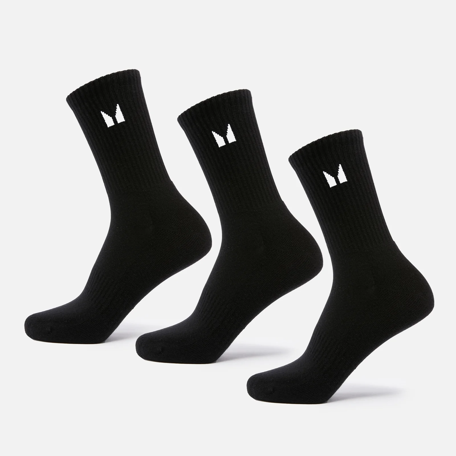 Calcetines unisex clásicos de MP (paquete de 3) - Negro - UK 2-5 Imagen 1