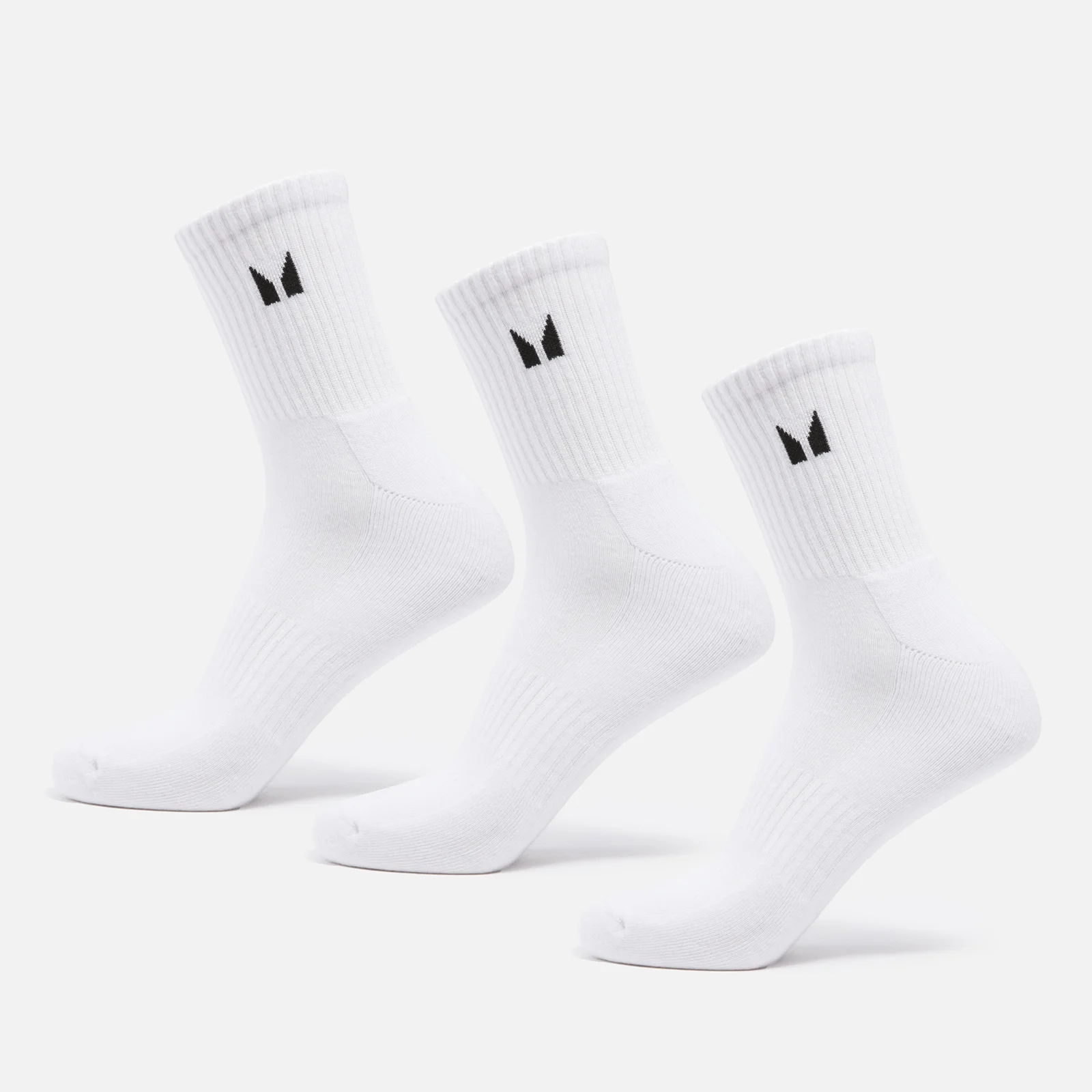 Calcetines unisex clásicos de MP (paquete de 3) - Blanco - UK 6-8 Imagen 1