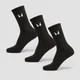 Calcetines unisex de MP (paquete de 3) - Negro
