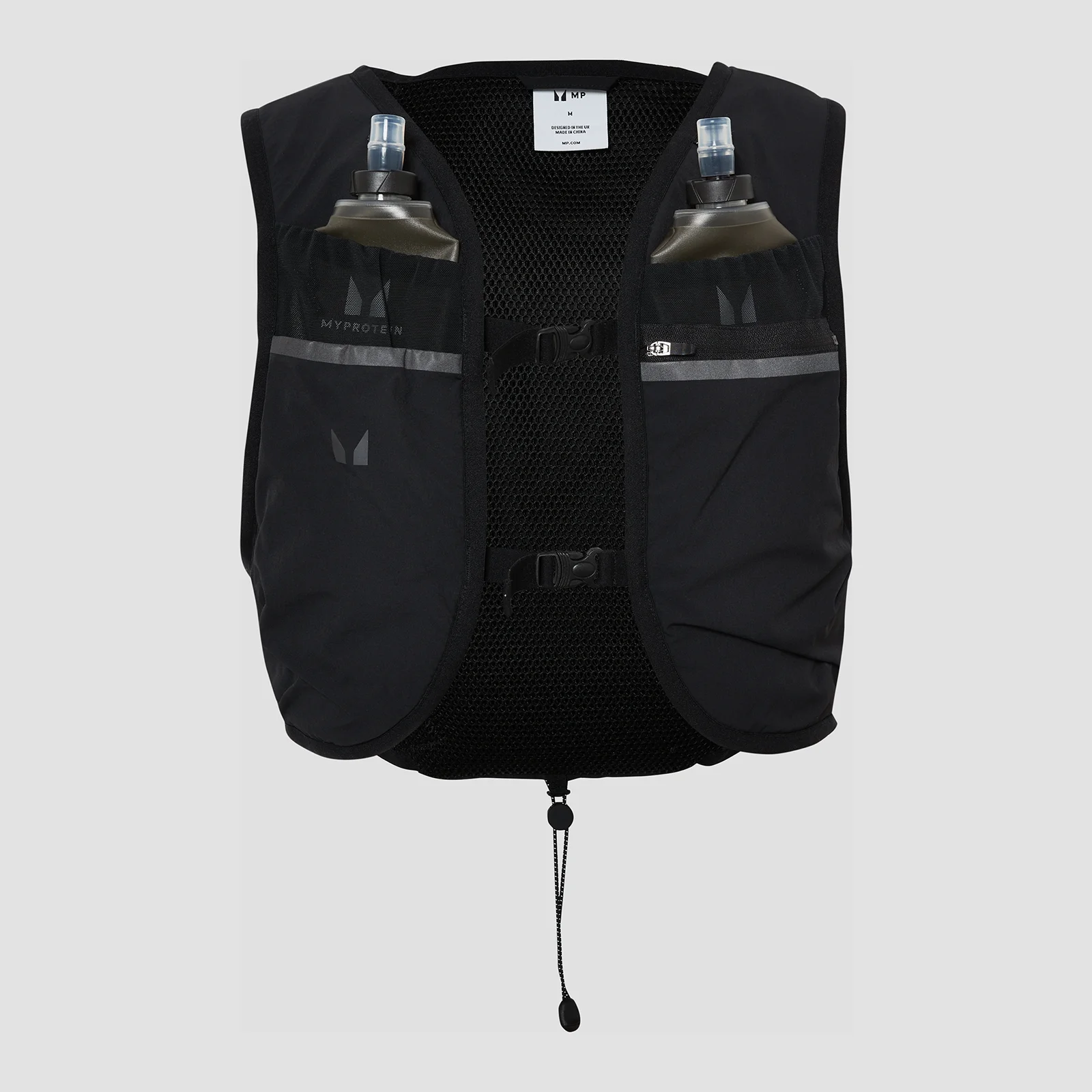 Paquete de camiseta de tirante Hydration y 2 botellas blandas para correr de MP - S Imagen 1