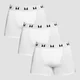 Bóxer para hombre de MP - Blanco (pack de 3)