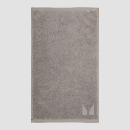 Toalla de mano con la marca MP - Gris tormenta