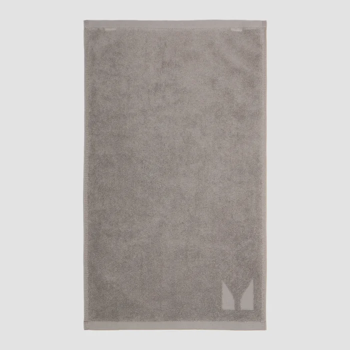 Toalla de mano con la marca MP - Gris tormenta