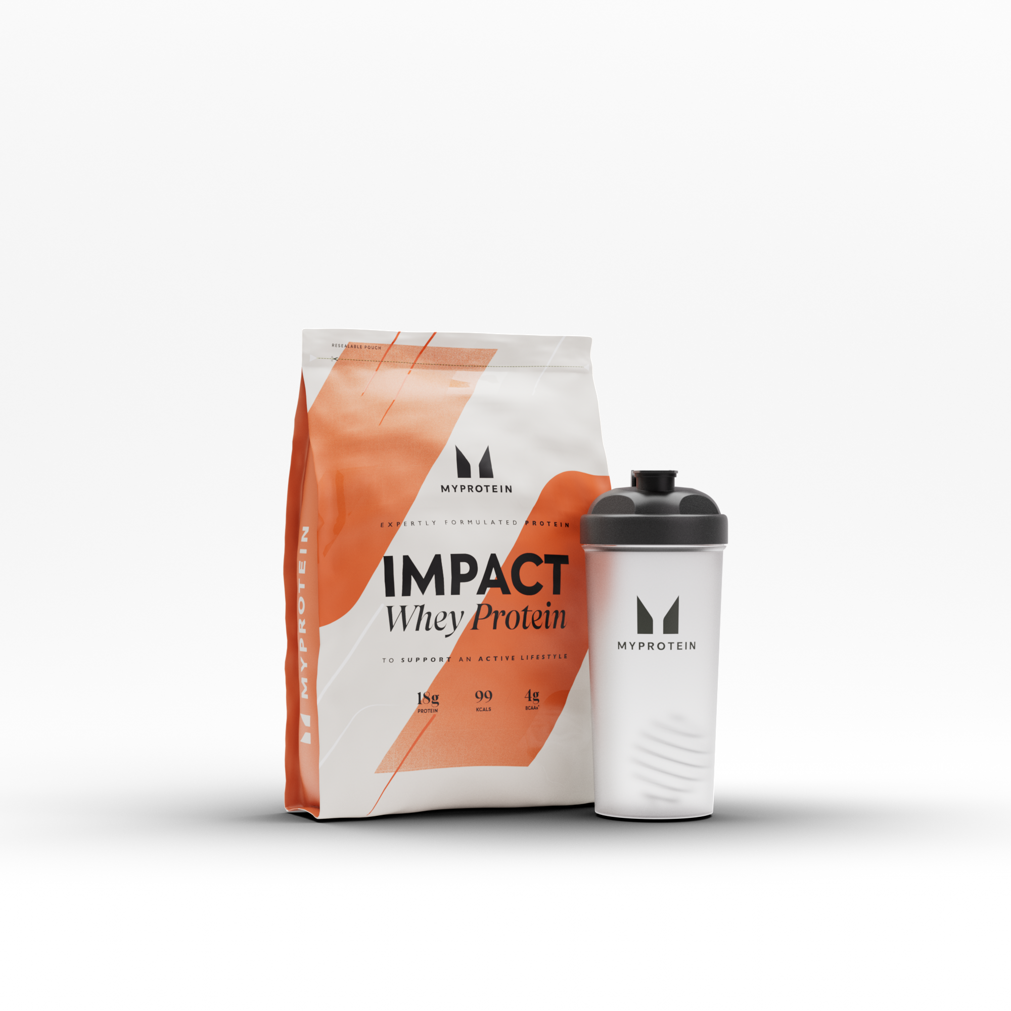 Pack Impact Protein - 30raciones - Shaker - Vanilla Imagen 1