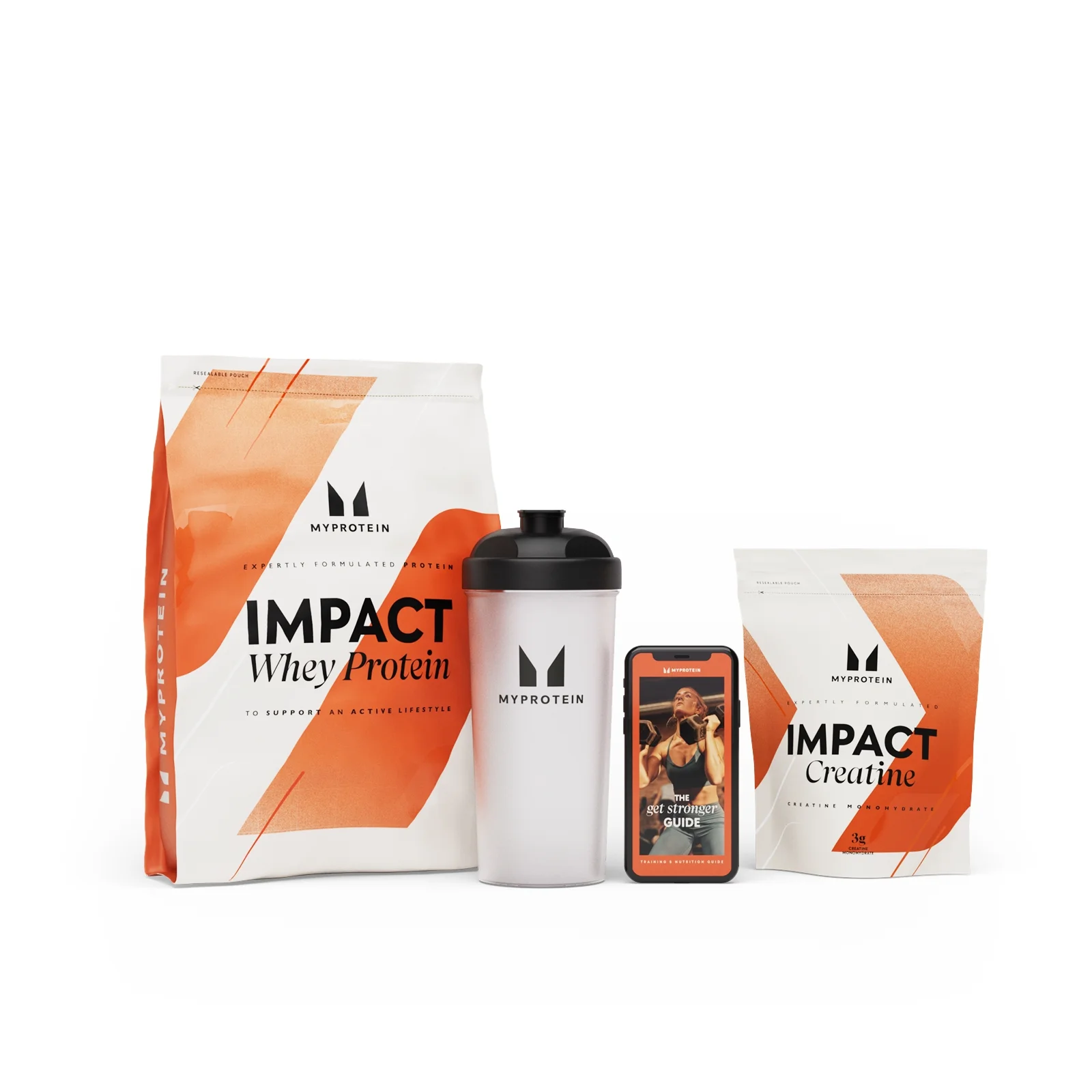 Pack Get Stronger - White Chocolate V2 - Unflavoured Imagen 1