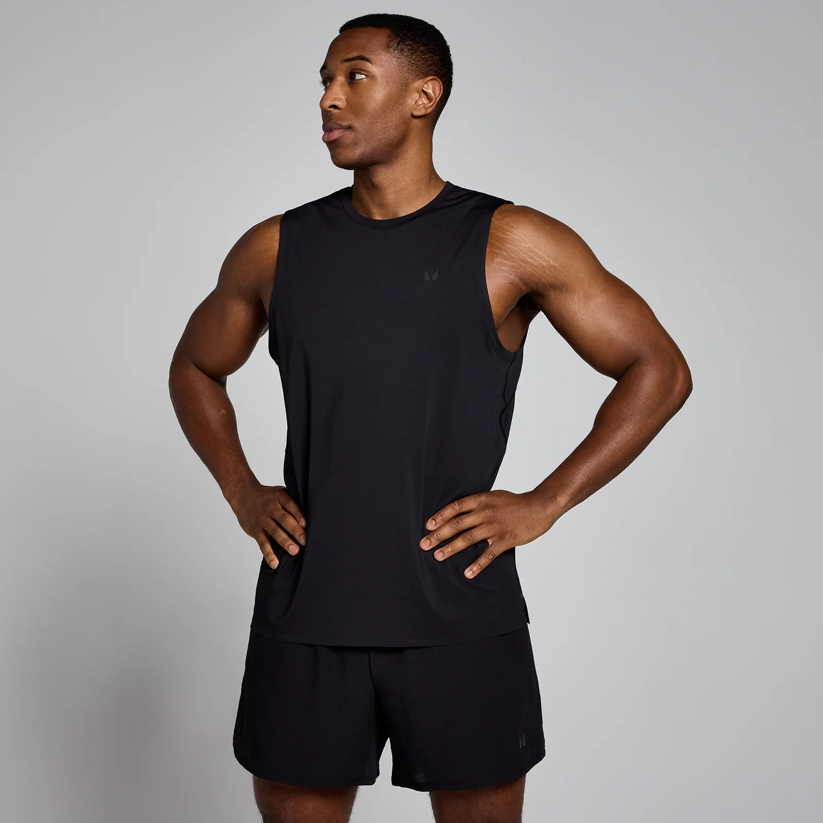 Camiseta sin mangas Velocity Ultra para hombre de MP - Negro - XS Imagen 1