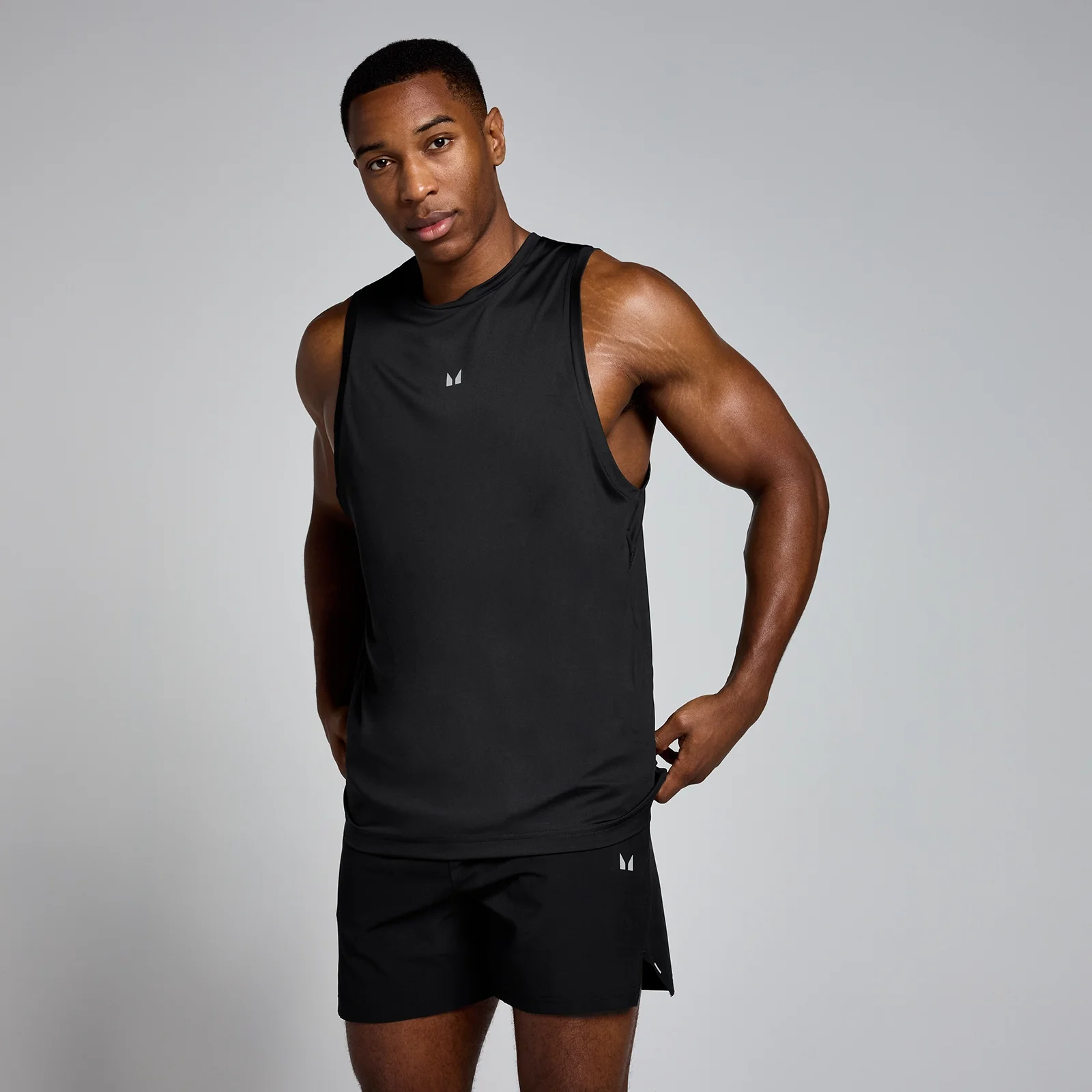 Camiseta de tirantes Velocity para hombre de MP - Negro - XS Imagen 1