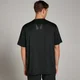 Camiseta extragrande de entrenamiento de rejilla Tempo para hombre de MP - Negro