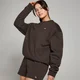 Sudadera extragrande Basic para mujer de MP - Café