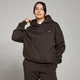 Sudadera extragrande con capucha Basic para mujer de MP - Café