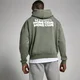 Sudadera con capucha con estampado gráfico Move Club de MP - Verde musgo