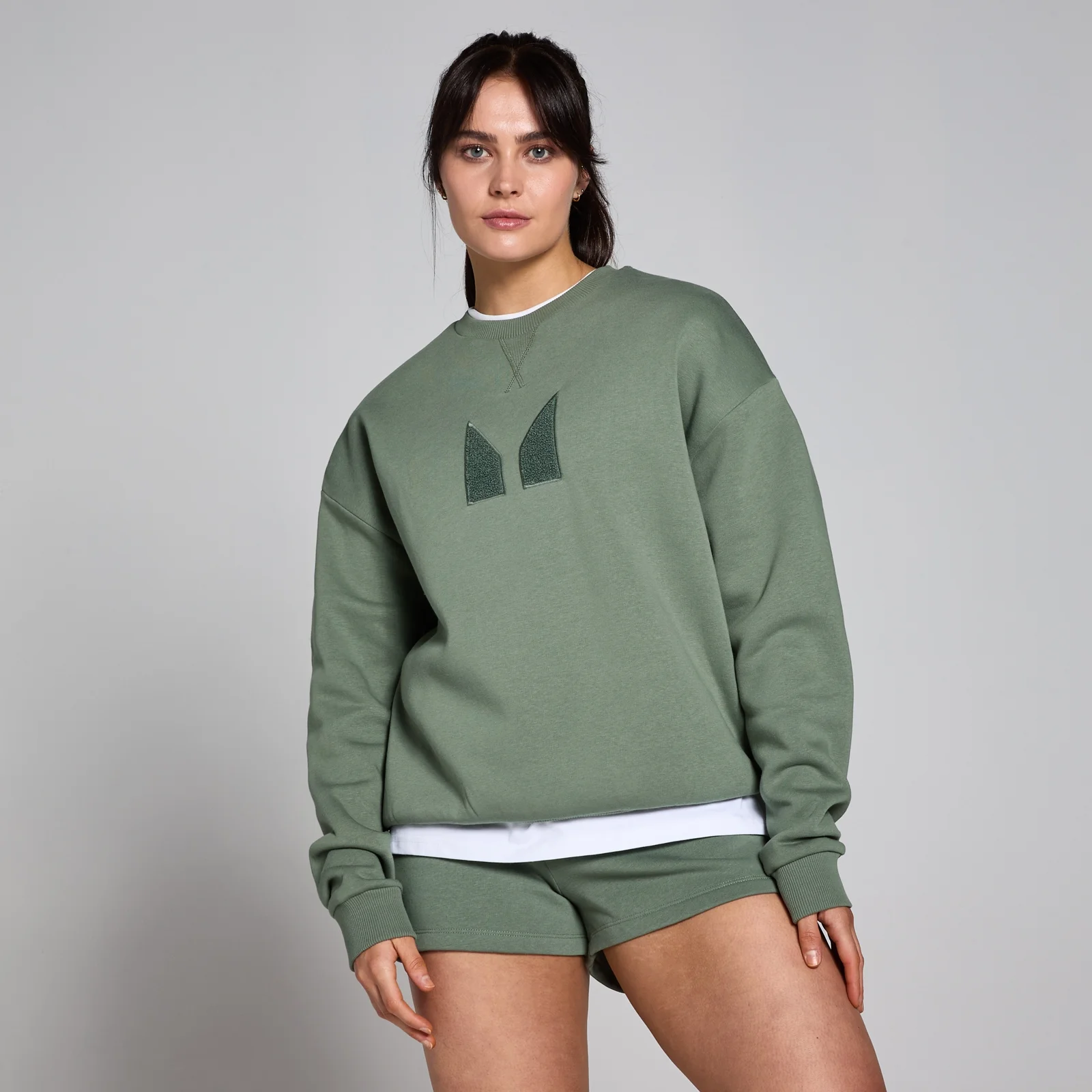 Sudadera extragrande Tempo para mujer de MP - Verde musgo - S Imagen 1