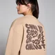 Sudadera extragrande Tempo con estampado gráfico Chill Out para mujer de MP - Crema