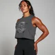 Camiseta corta sin mangas con estampado gráfico Origin para mujer de MP Gris lavado