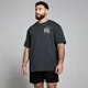 Camiseta con estampado gráfico Clay de MP - Negro lavado