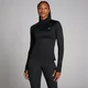 Camiseta con cremallera 1/4 Velocity Best para mujer de MP - Negro
