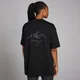 Camiseta extragrande Velocity para mujer de MP - Negro