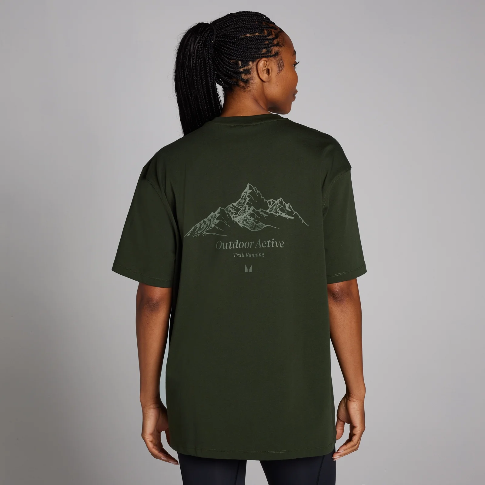 Camiseta extragrande Velocity para mujer de MP - Verde bosque - XXS - XS Imagen 1