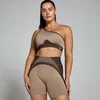 Sujetador sin costuras de canalé en contraste para mujer de MP - Cachemira/expreso