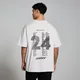 Camiseta con estampado gráfico Race Day de MP - Crema natural