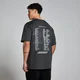 Camiseta con estampado gráfico Race Day de MP - Negro lavado