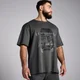 Camiseta con estampado gráfico Origin de MP - Gris lavado